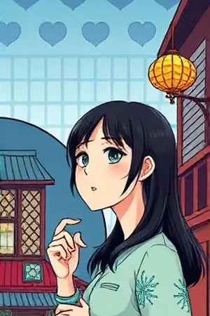 银线绘卷封面，展开的绢本长卷与银色丝线
